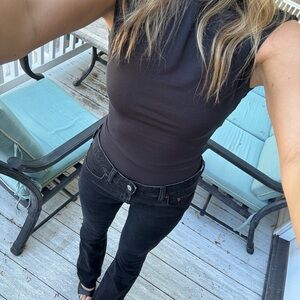 Abercrombie & Fitch Black Boot Cut Jeans